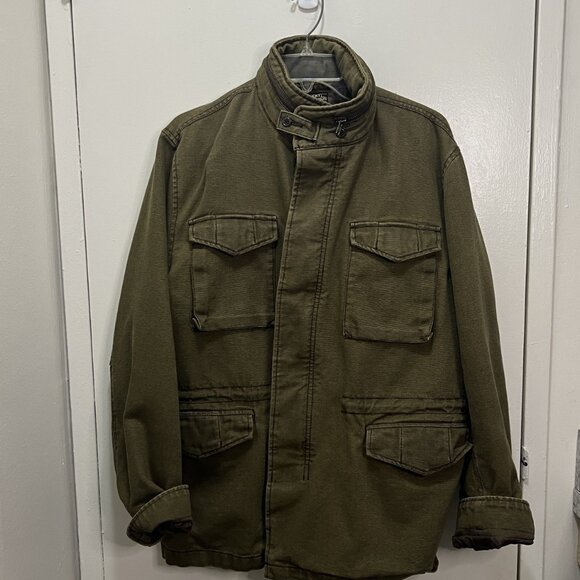 Lucky Brand Outdoor and Utility Jacket - Men's Large in Olive Green - Picture 14 of 16